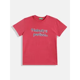 United Colors of Benetton Boys Typography Printed Round-Neck Regular Fit T-shirt-picture-28
