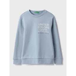United Colors of Benetton Boys Typography Printed Sweatshirt-picture-34