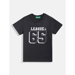 United Colors of Benetton Boys Typography Printed T-shirt-picture-42