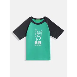 United Colors of Benetton Boys Typography Printed T-shirt-picture-21