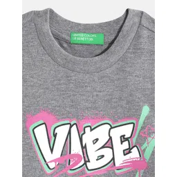 United Colors of Benetton Boys Typography Printed T-shirt image 3