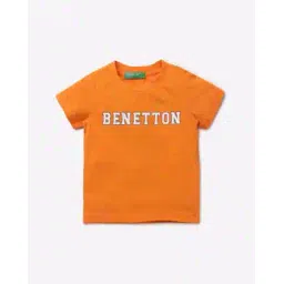 united colors of benetton Brand Print Round-Neck T-shirt-picture-19