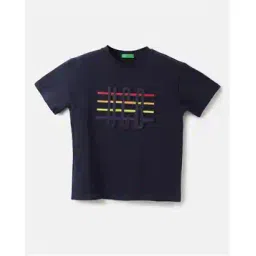 united colors of benetton Brand Print Round-Neck T-Shirt-picture-10