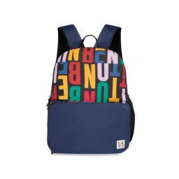 United Colors of Benetton Breeze Navy Polyester Printed Backpack-picture-20