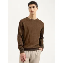 United Colors Of Benetton Brown Cotton Regular Fit Sweatshirt-picture-19