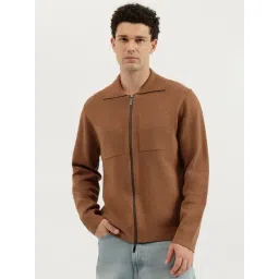 United Colors of Benetton Brown Cotton Relaxed Fit Shacket-picture-29