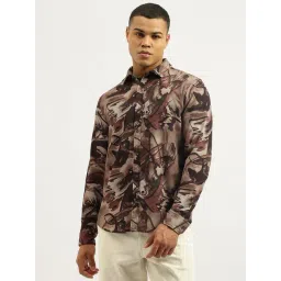 United Colors Of Benetton Brown Regular Fit Printed Shirt-picture-32