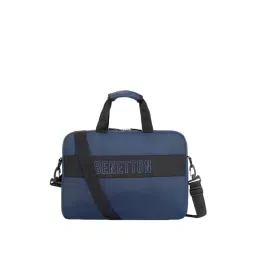 United Colors of Benetton Cadet Navy & Black Medium Messenger Bag-picture-45