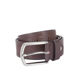 United Colors of Benetton Castor Brown Leather Waist Belt for Men-picture-13