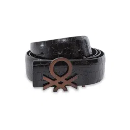 United Colors of Benetton Chocolate Alatna Animal Effect Leather Casual Belt-picture-16