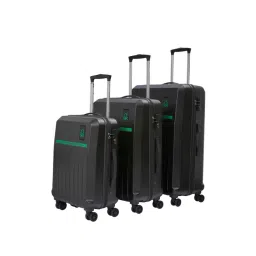 United Colors of Benetton Cobalt Black Textured Trolley Bag Pack of 3 - 55 Cms , 66 Cms & 76 Cms-picture-29