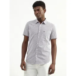 united colors of benetton Cotton Striped Spread Collar Mens Shirts-picture-13