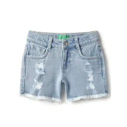 United Colors of Benetton Girls Blue Shorts-picture-11