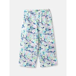 United Colors of Benetton Girls Cotton Floral Printed Trousers-picture-11