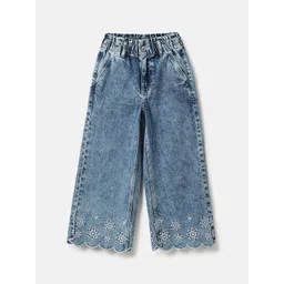 United Colors of Benetton Girls Embroidered Trousers-image-24