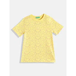 United Colors of Benetton Girls Heart Printed A-Line Dress-picture-18