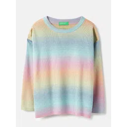 United Colors of Benetton Girls Ombre Dyed Round Neck Top-picture-25