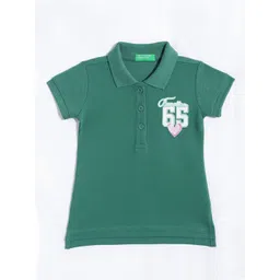 United Colors of Benetton Girls Polo Collar Regular Fit T-Shirt-picture-32