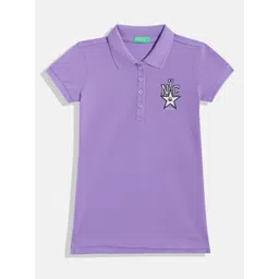 United Colors of Benetton Girls Polo Collar Regular Fit T-Shirt-picture-29