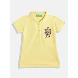 United Colors of Benetton Girls Polo Collar T-shirt-picture-22