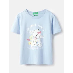 United Colors of Benetton Girls Pure Cotton Tshirts-picture-10