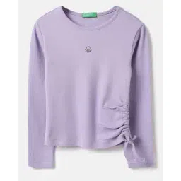 united colors of benetton Girls Ribbed Regular Fit Top-picture-10