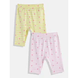 United Colors of Benetton Girls Set of 2 Pure Cotton Leggings-picture-54