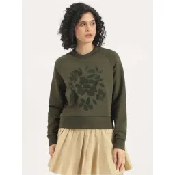 United Colors Of Benetton Green Regular Fit Floral Print Sweatshirt-picture-29