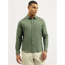 United Colors of Benetton Green Regular Fit Shirt-picture-34