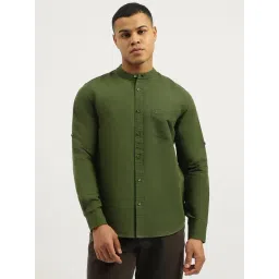 United Colors of Benetton Green Regular Fit Shirt-picture-15