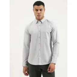 United Colors Of Benetton Grey Cotton Regular Fit Shirt-picture-18