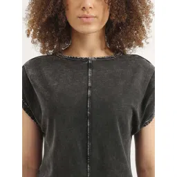 United Colors of Benetton Grey Plain Dress image 5