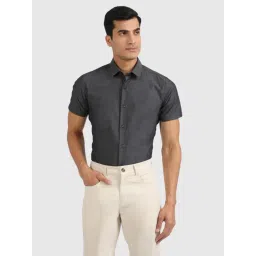 United Colors of Benetton Grey Slim Fit Shirt-picture-41