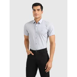 United Colors of Benetton Grey Slim Fit Shirt-picture-40