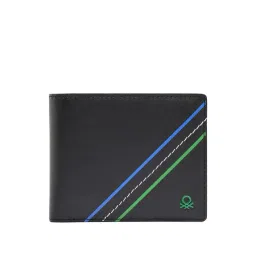 United Colors of Benetton Habry Black Casual Leather Bi-Fold Wallet for men-picture-30
