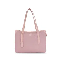 United Colors of Benetton Julia Lilac PU Textured Tote Handbag-picture-42