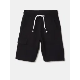 United Colors of Benetton Kids Black Textured Pattern Short-picture-11