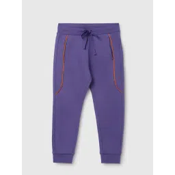 United Colors of Benetton Kids Boy's Solid Regular Fit Joggers-picture-12