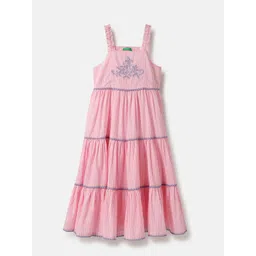 United Colors of Benetton Kids-Girls Striped A-Line Dress-picture-26