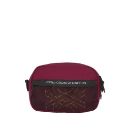 United Colors of Benetton Kyson Wine Cross Body Bag image 4