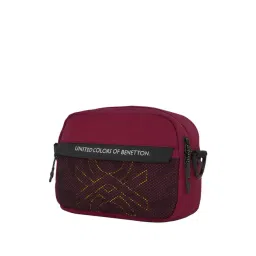United Colors of Benetton Kyson Wine Cross Body Bag image 5