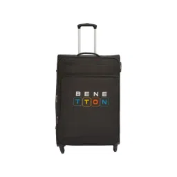 United Colors Of Benetton Macau Black Printed Soft Large Trolley Bag - 78 Cms-picture-35