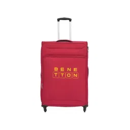 United Colors Of Benetton Macau Red Printed Soft Large Trolley Bag - 78 Cms-picture-38