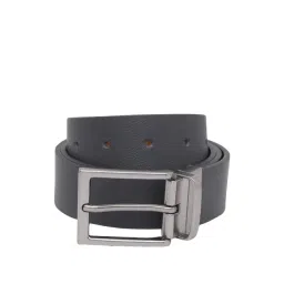 United Colors of Benetton Marten Navy & Tan Leather Reversible Belt for Men-picture-19