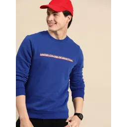United Colors of Benetton Men Brand Logo Printed Sweatshirt-picture-40