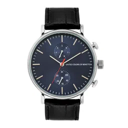 United Colors of Benetton Men Brass Dial & Leather Straps Analogue Watch UWUCG2200-picture-42