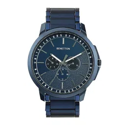 United Colors of Benetton Men Brass Dial & Stainless Steel Straps Analogue Watch UWUCG1800-picture-20