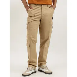 United Colors of Benetton Men Broken Twill Straight Fit Cargos-picture-19