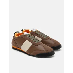 United Colors of Benetton Men Colourblocked PU Sneakers-picture-28