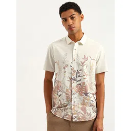 United Colors of Benetton Men Floral Opaque Printed Casual Shirt-picture-22